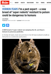 Attack of 200 million big rats on Britain