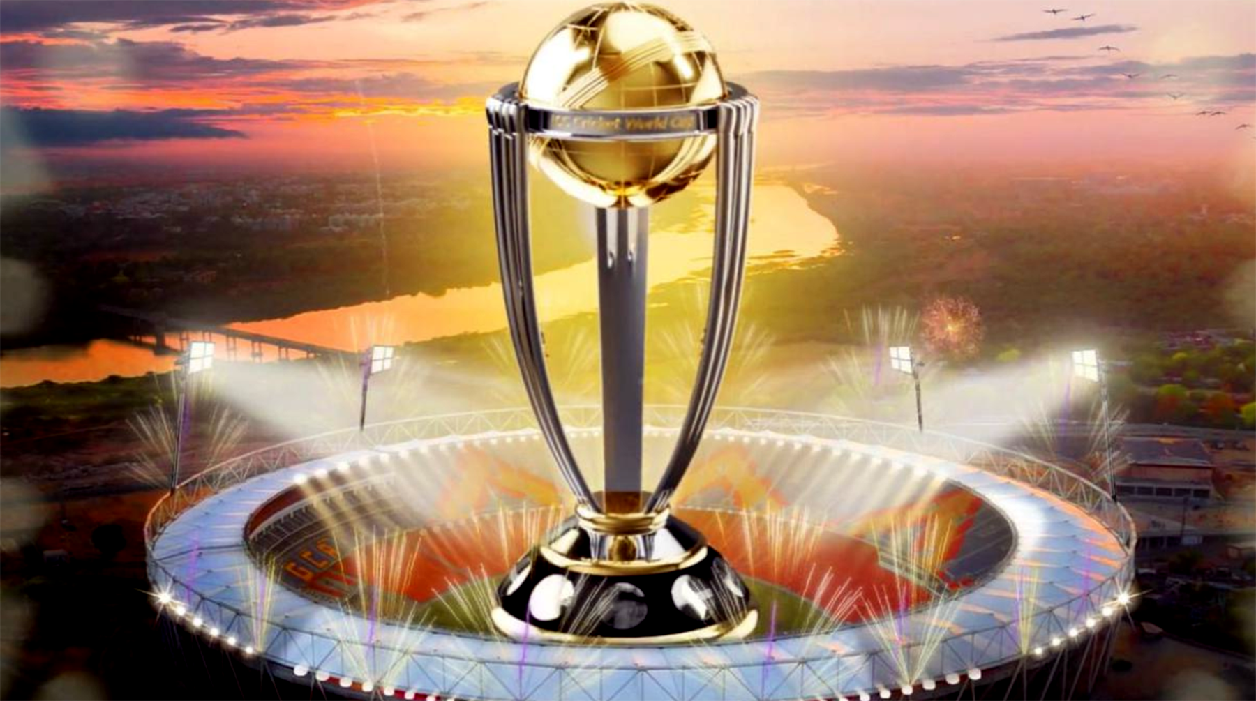 WORLD CUP CRICKET TROPHY 2023