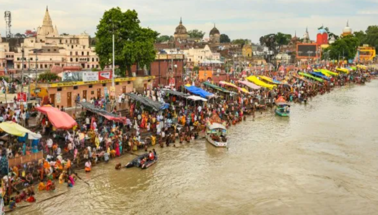 Saryu river in Ayodhya