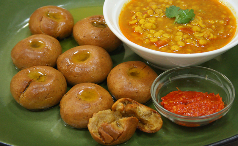 Dal Bati & Churma dish