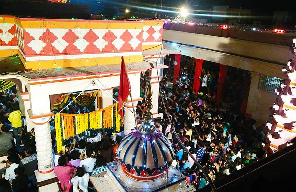 Gad Kalika Mata Mandir in Ujjain During Navratri