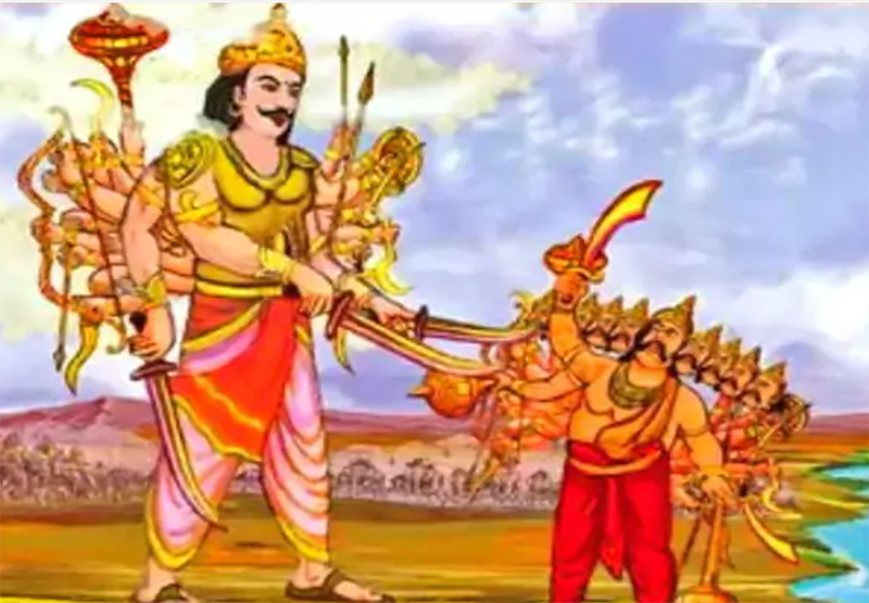 Sahastrarjuna the king of Maheshwar