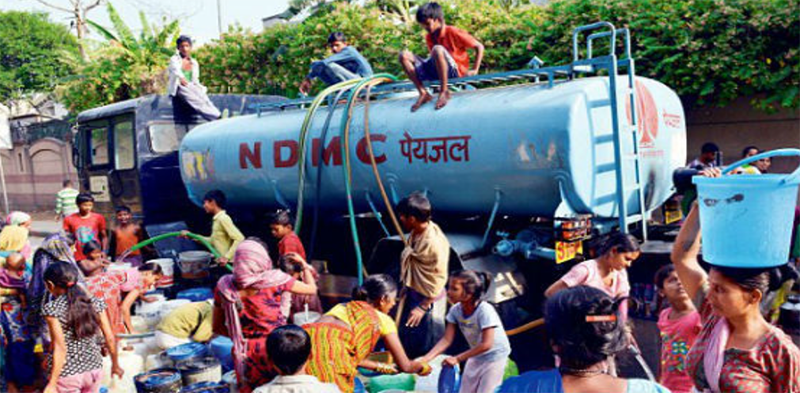 Drinking water in Delhi and problems