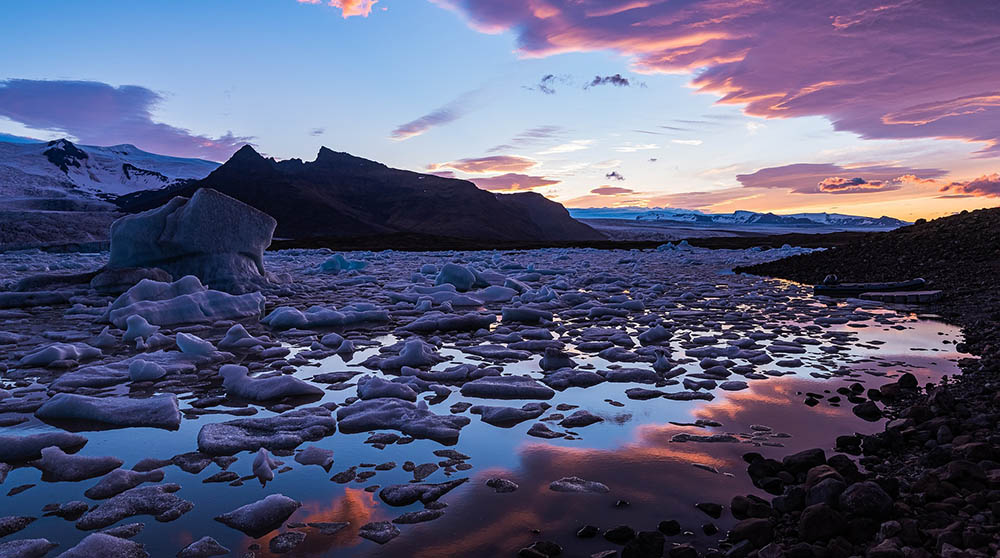 Glaciers are going to melt early