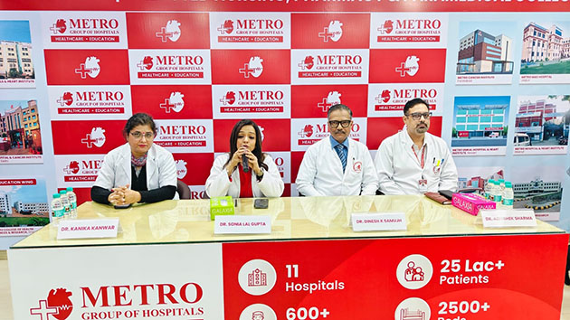 मेट्रो अस्पताल नोएडा ने लॉन्च किया एडवांस हेडएक क्लीनिक - Metro Hospital Noida launches advanced head clinic