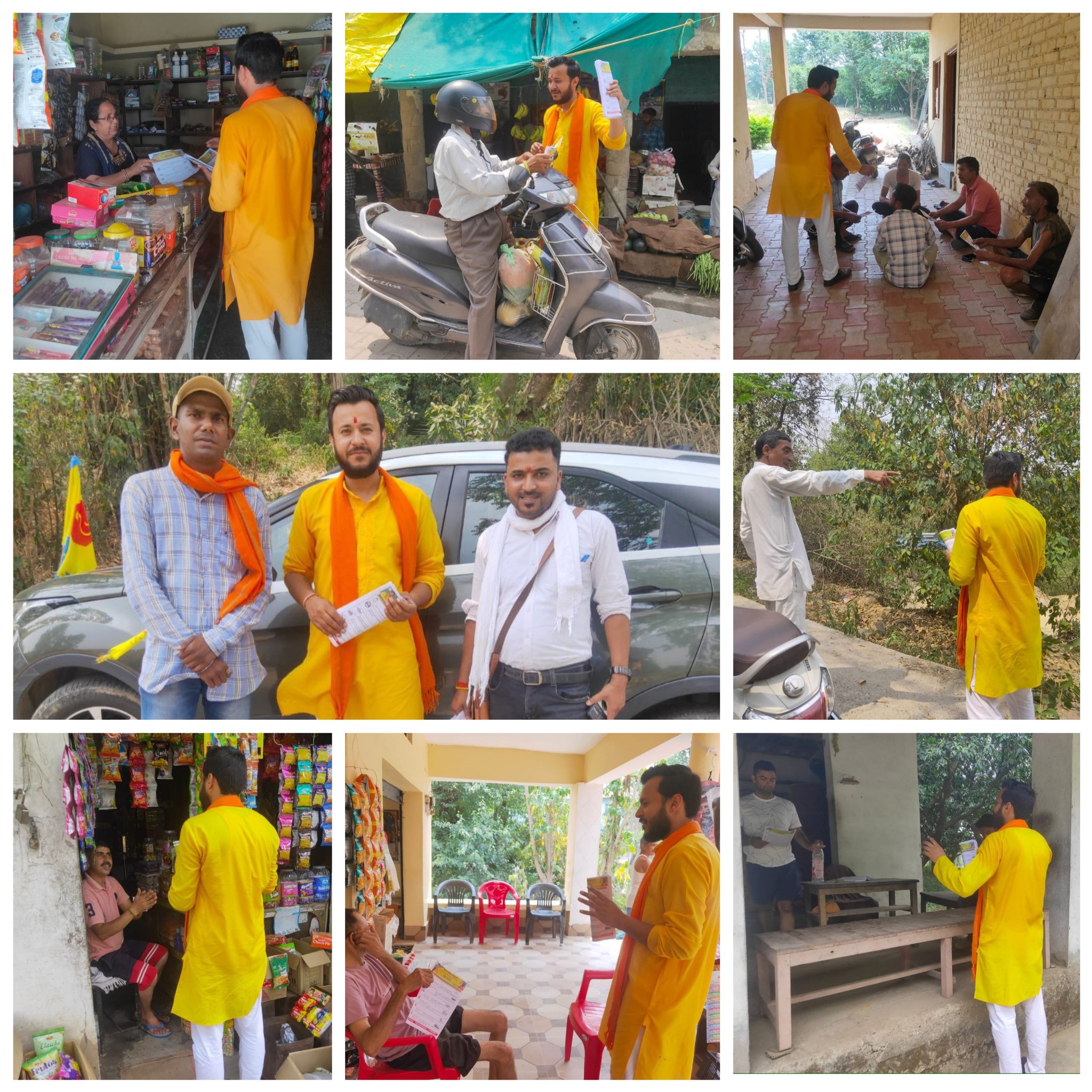 Sanatan campaign of Hamirpur Lok Sabha candidate Arun Ankesh