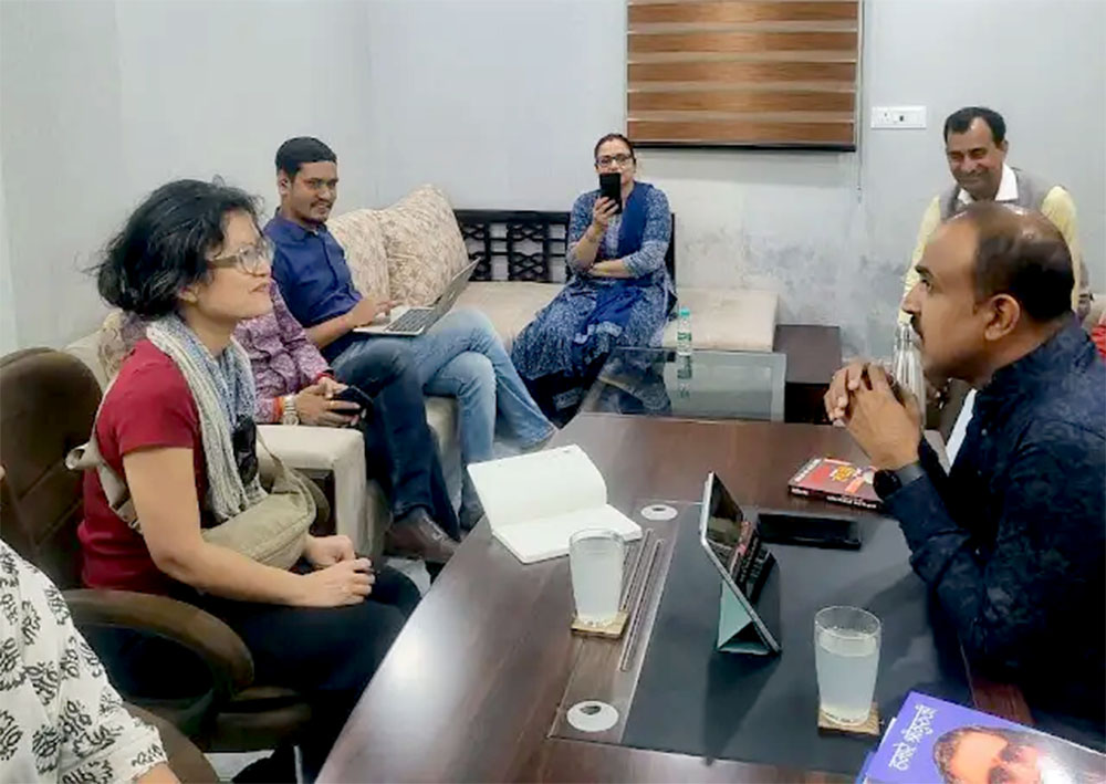 Sandeep Dev with Doan bui French journalist