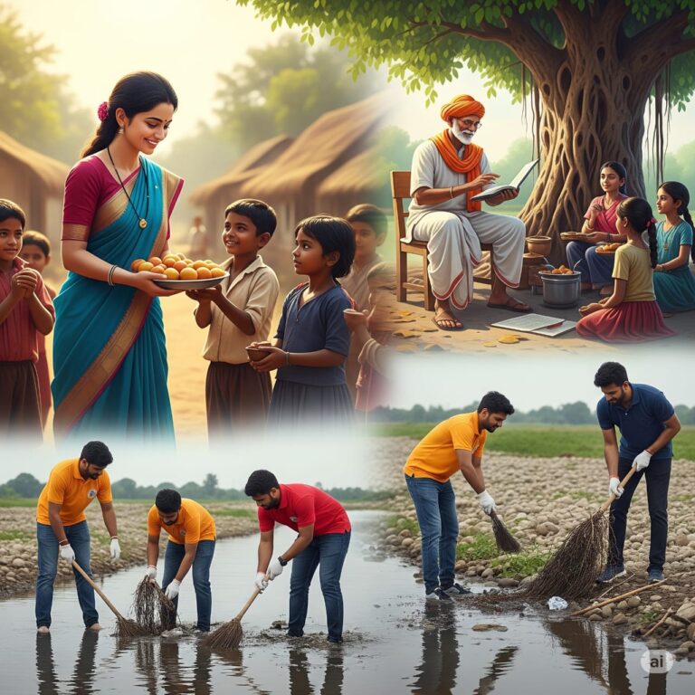 Importance of social service according to the scriptures and the Constitution