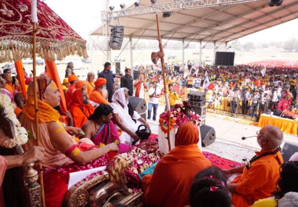 Sanatan Dharma is the resistance against injustice and unrighteousness saysJagadguru Shankaracharya swami avimukteshwaranand