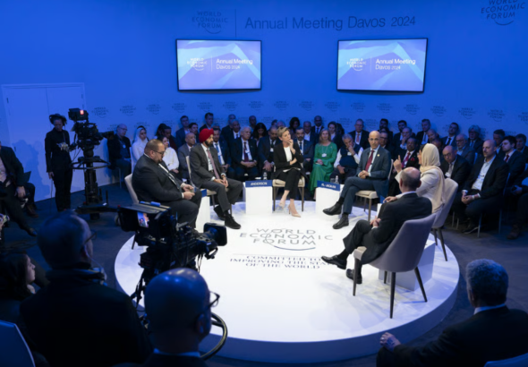World Economic Forum meeting in Davos 2024