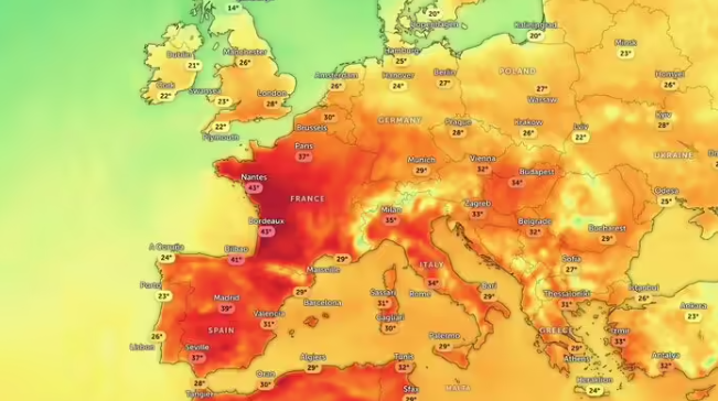 Heat Waves in European Countries