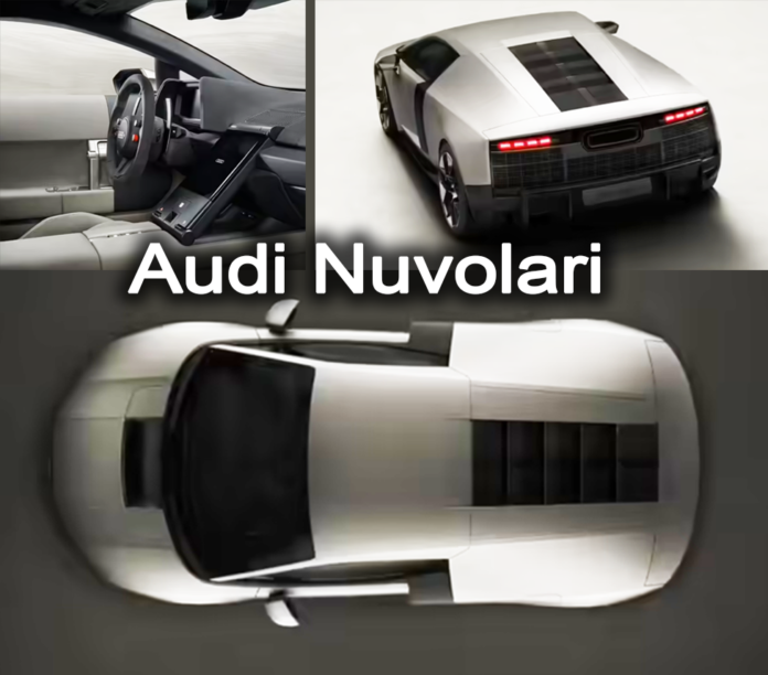 Audi Nuvolari - An Angry-Looking Car That Charges Its Battery When Braking