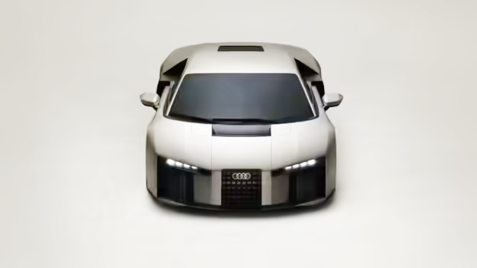 Audi Nuvolari - An Angry-Looking Car That Charges Its Battery When Braking